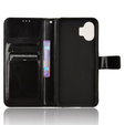 Flip case for Nothing Phone 2, Crazy Horse Wallet, black