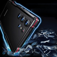 Case LUPHIE for Samsung Galaxy S23 Ultra, Armor Bumper, black / red