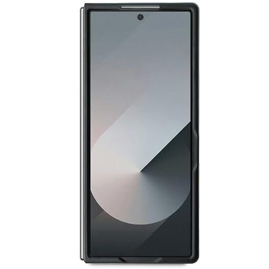 GUESS Case for Samsung Galaxy Z Fold6, 4G Big Metal Logo, black