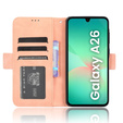 Flip case for Samsung Galaxy A26, Card Slot, pink