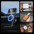 Case for Samsung Galaxy S25+ Plus, Electro MagSafe, black + Screen Glass