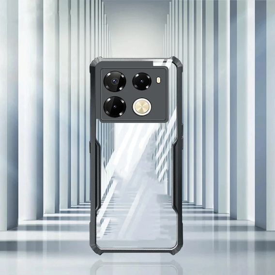 Case for Infinix Note 40 Pro, AntiDrop Hybrid, black