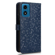 Flip case for Motorola Moto G24 / G24 Power / G04, Wallet Rhombus, blue