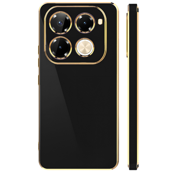 Case for Infinix Note 40 Pro, Glamour CamShield, black