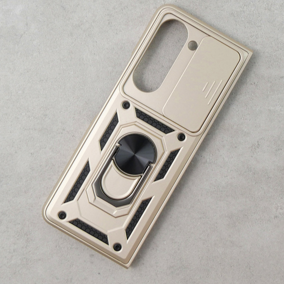 Case for Samsung Galaxy Z Fold5 5G, CamShield Slide, gold