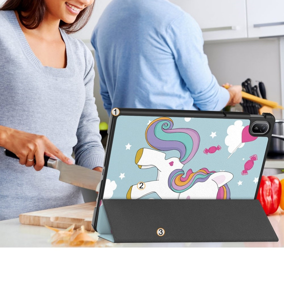 Case for Huawei MatePad SE 11 2024, Smartcase, unicorn