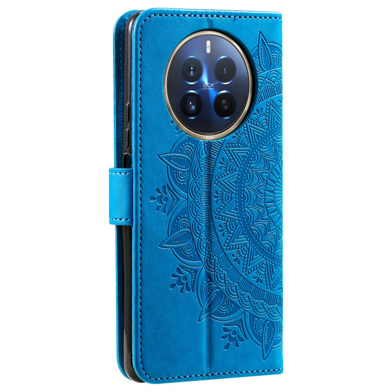 Flip case for Realme 12 Pro 5G / 12 Pro+ 5G, Mandala, blue