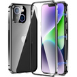 Case for iPhone 13, Magnetic Dual Glass, black