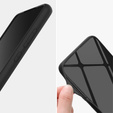 IMAK Case for Sony Xperia 10 V, LX-5 Series, Carbon, black