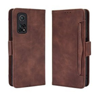 Flip case for Xiaomi Mi 10T 5G/10T Pro 5G, Card Slot, brown