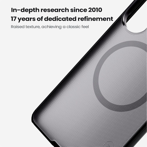 Nillkin Frosted Shield Pro MagSafe case for Samsung Galaxy S26 Ultra, transparent/black