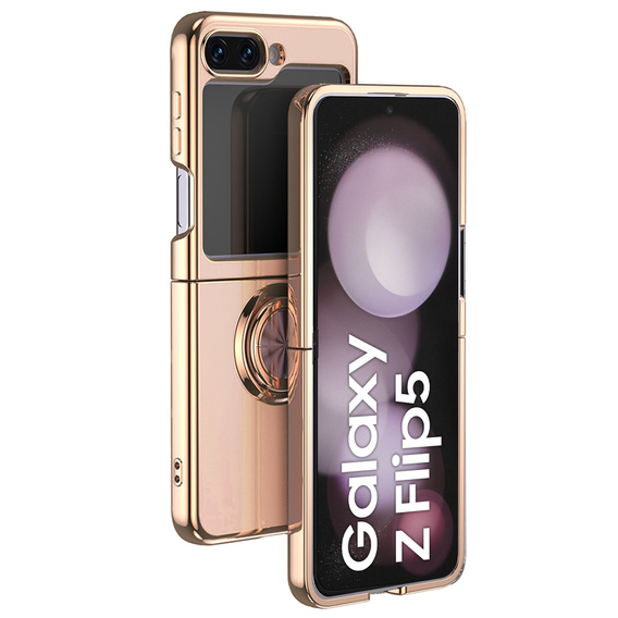 Case for Samsung Galaxy Z Flip 5 5G, Electro Ring, pink