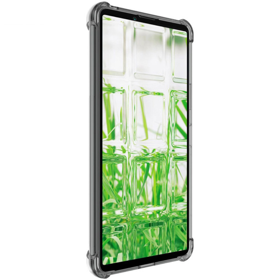 IMAK case for Sony Xperia 10 VI, Dropproof, transparent / black