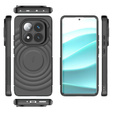 Case for Xiaomi Redmi Note 14 Pro 5G / Xiaomi Poco X7 5G, Ripple Kickstand, for MagSafe, black