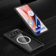 Case for Google Pixel 8 Pro, Shockproof, with screen film, for MagSafe, black