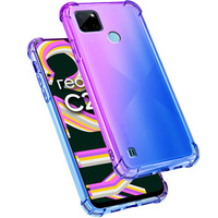 Case for Realme C21Y / C25Y, Gradient Dropproof, blue