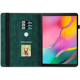 Case for Lenovo Tab M9, Wallet Pen Slot, butterflies, brown