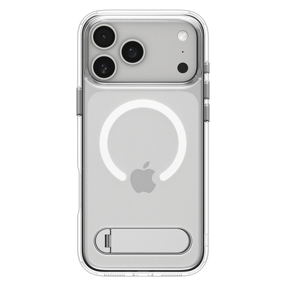 Spigen Ultra Hybrid "S" Mag MagSafe Case for iPhone 17 Pro Max, Clear/White
