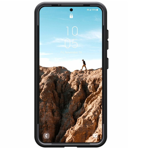 Case Urban Armor Gear for Galaxy S25, Civilian, black