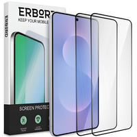 2x Tempered Glass ERBORD 3D for Samsung Galaxy S25 Edge full display