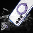 Magnetic Case for Samsung Galaxy S25, for MagSafe, purple