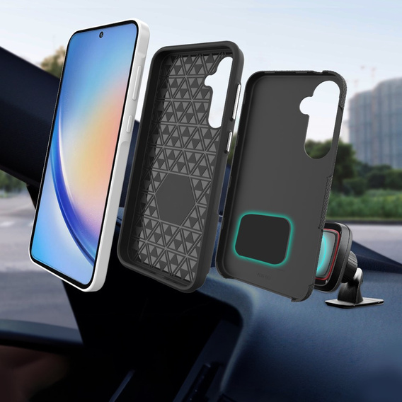 Armored Case for Samsung Galaxy A35 5G, Dual Armored, black