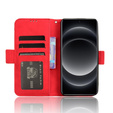 Flip case for Xiaomi 14 Ultra, Card Slot, red