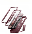 Armored case for Samsung Galaxy S23, Dexnor Full Body (Two Frames), red