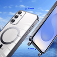 Case for Samsung Galaxy S25, Electro MagSafe, black + Lanyard