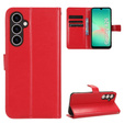 Flip case for Samsung Galaxy A26, Crazy Horse Wallet, red