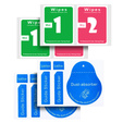 3x ERBORD hydrogel film for Xiaomi Smart Band 10 / 9 / 8