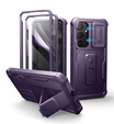 Armored case for Samsung Galaxy S25+ Plus, Dexnor Full Body (Two Frames), purple