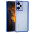 Case for Xiaomi Poco F5, Fusion Hybrid, transparent / blue