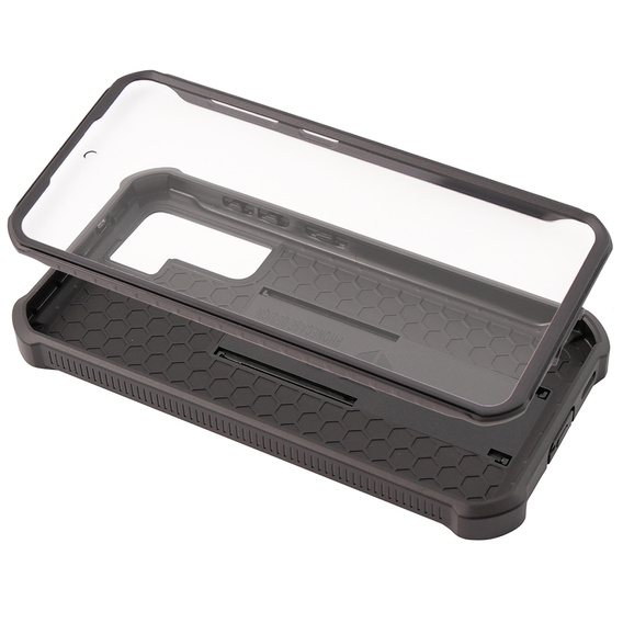 Armored case for Samsung Galaxy S21 FE, Dexnor Full Body, black