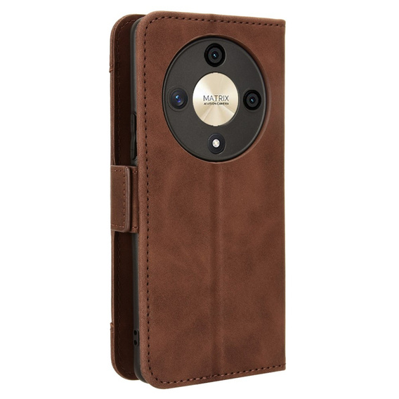 Flip case for Honor Magic 6 Lite 5G, Card Slot, brown