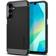 Spigen case for Samsung Galaxy A16 4G/ 5G, Rugged Armor MagSafe, black + Tempered Glass 9H