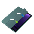Case for Samsung Galaxy Tab S10 Lite / S10 FE / S9 FE, Smartcase Hybrid, with stylus space, dark green