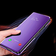 Case for Samsung Galaxy Z Fold3 5G, Clear View, purple