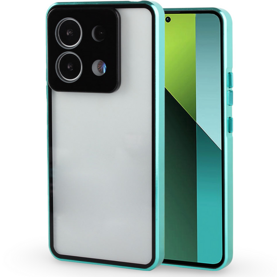 Case for Xiaomi Redmi Note 13 Pro 5G, Magnetic Dual Glass, green