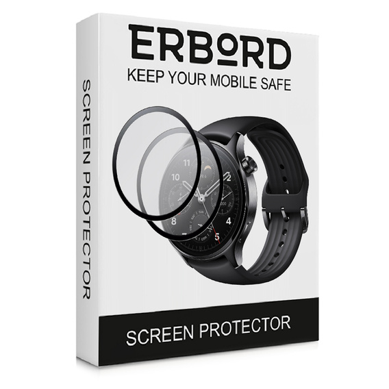 2x ERBORD Hybrid Glass for Xiaomi Watch S1 Pro