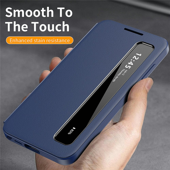 Smart View Window Leather Case for Samsung Galaxy S26 Ultra