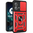 Case for Motorola Edge 40 Neo, CamShield Slide, red