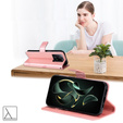 Flip case for Xiaomi 13T / 13T Pro, tree, pink rose gold