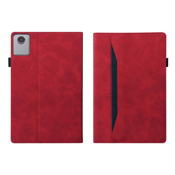 Case for Lenovo Tab M11, Classic, with space for stylus, red