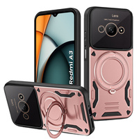 Armored Case for Xiaomi Redmi A3, Magnetic Ring, pink
