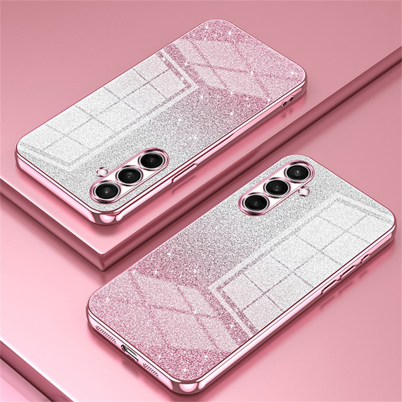 Glitter Case CamShield for Samsung Galaxy A57 5G, pink