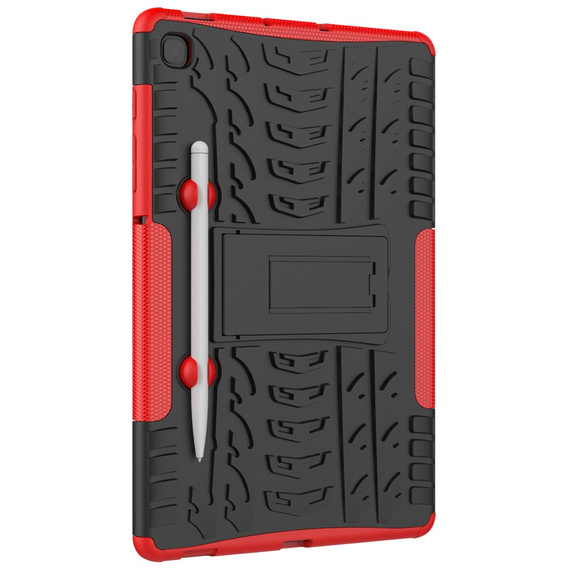 Case for Samsung Galaxy Tab S6 Lite, Tire Armor, red