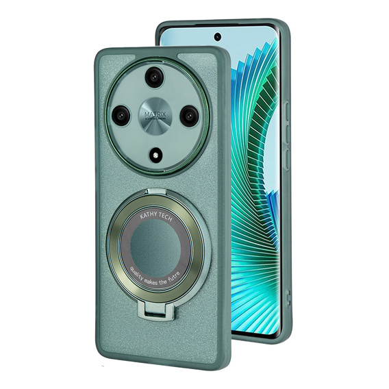 Case for Honor Magic 6 Lite 5G, Glittery Magnetic, for MagSafe, green