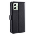 Flip case for Motorola Moto G54 5G, Wallet Zipper Pocket, black