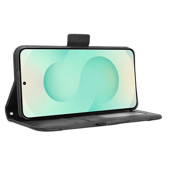 Flip case for Samsung Galaxy S25 Edge, Card Slot, black